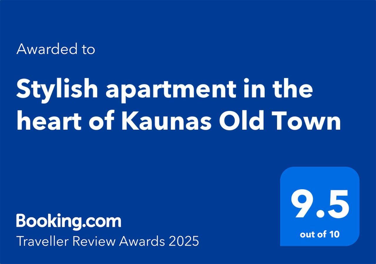 Stylish Apartment In The Heart Of Kaunas Old Town ภายนอก รูปภาพ